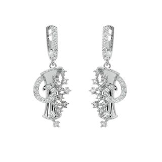 Myron Round Diamond Earrings